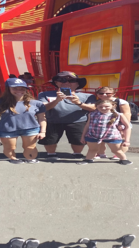 Being silly at Luna Park....