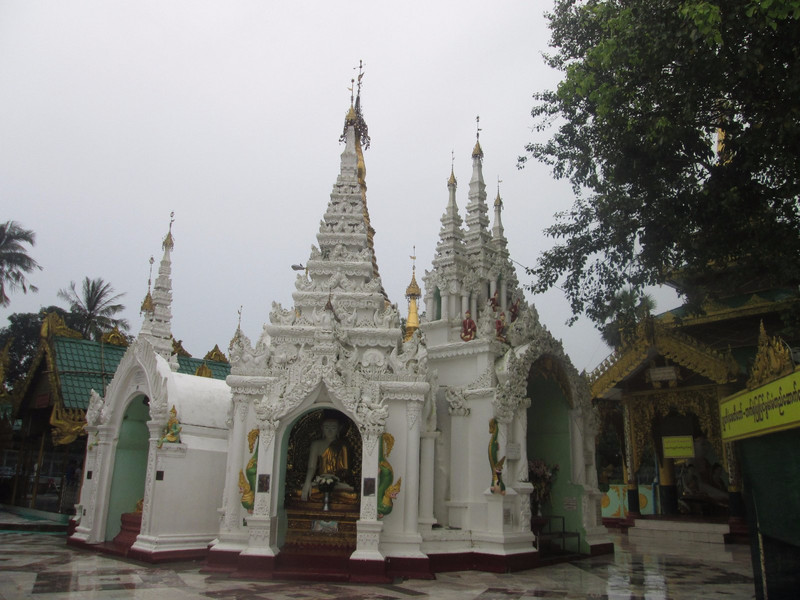 One of the surrounding temples