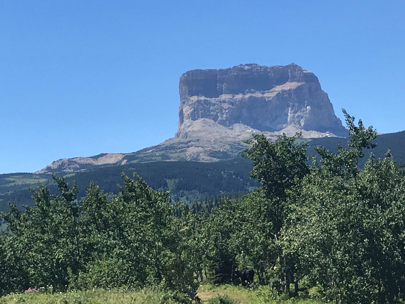 Chief mountain (on the drive to Canada)