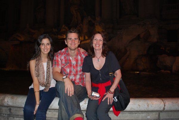 At Trevi FOuntain