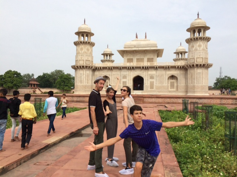 Outside the Baby Taj