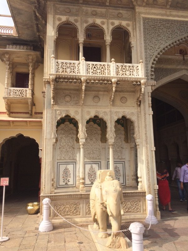 Gate of the Jaipur  City Palace