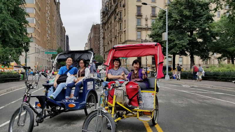 Central Park rickshaw tour