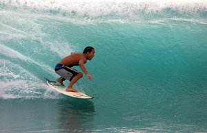 Surfing on the Honolulu
