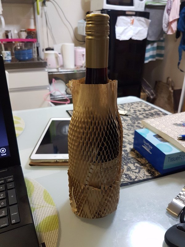 Wine bottle protector