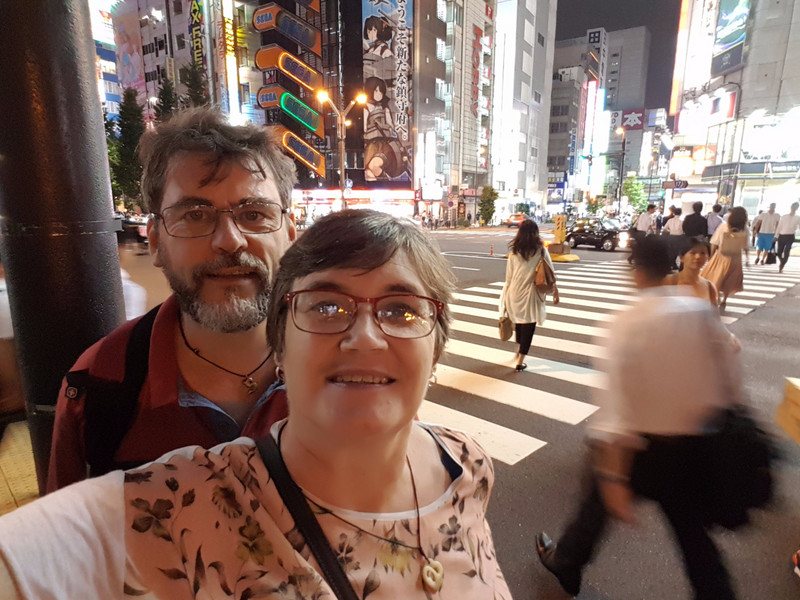 Us, Akihabara at night