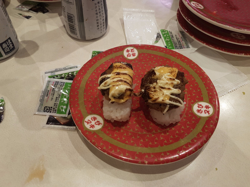 Kaiten-sushi dish