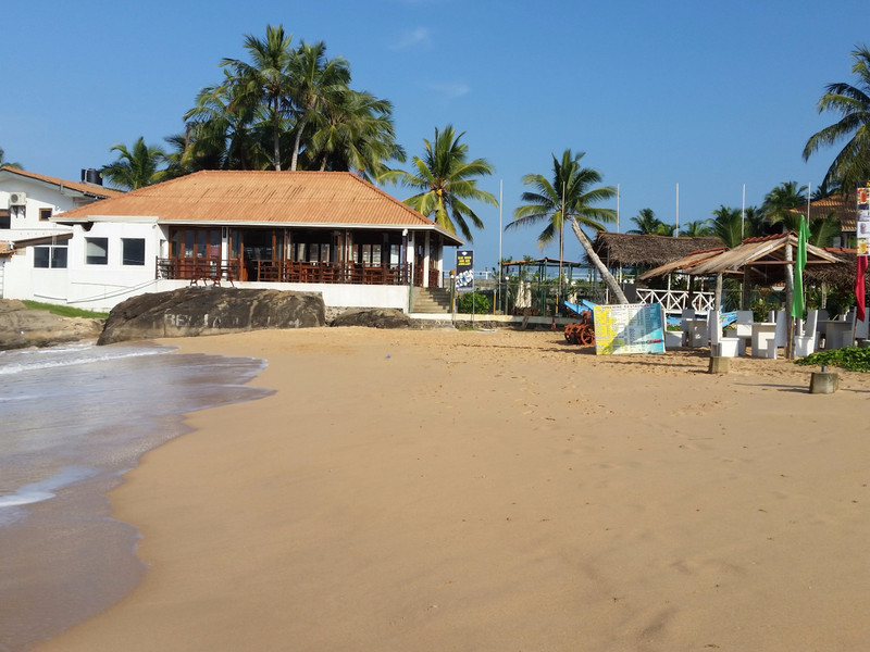 Restaurant on Bentota Beach Sri Lanka