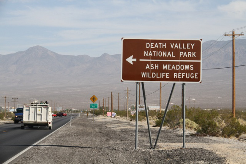 On the way to Death Valley