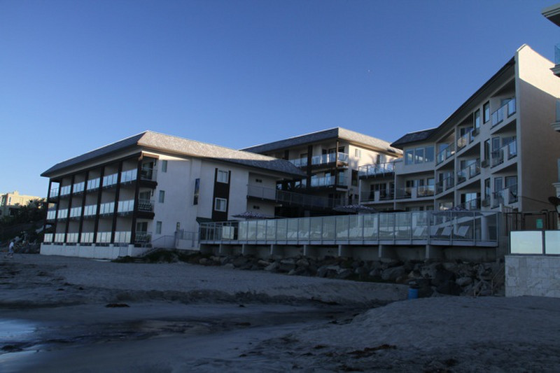 Our Hotel from the beach
