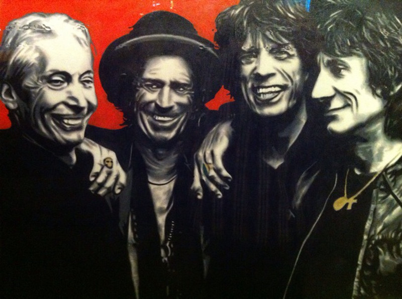 Later i met the Rolling Stones
