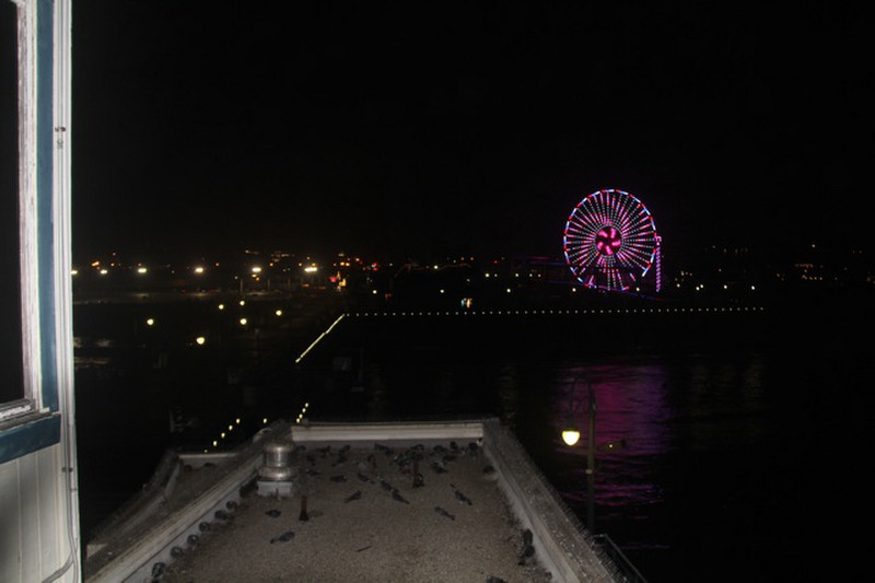 Santa Monica Pier at 05.00 am