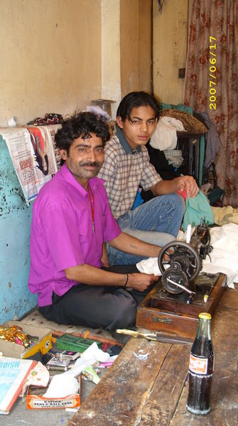Tailor-man and his son