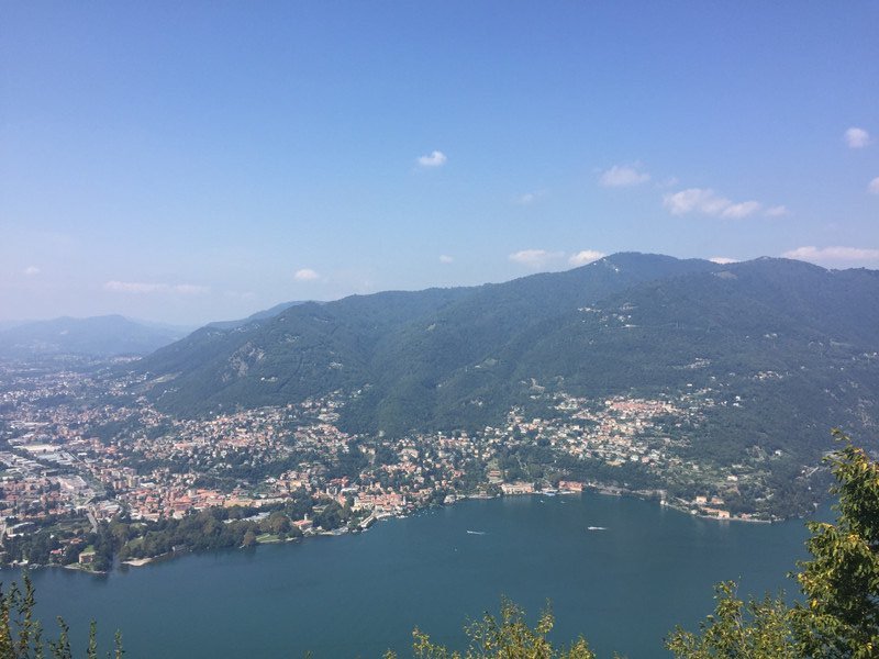 View from Brunate of Como