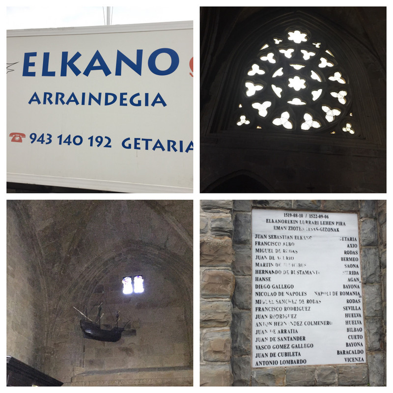 
Church Elkano returned to with 17 sailors 3 years after they left