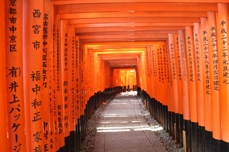 Fushimi Inari - duizenden poorten