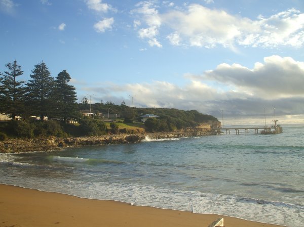 View from the beach at Port Campbell