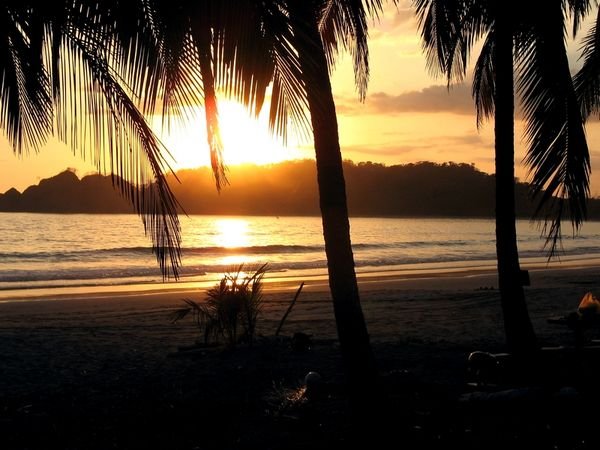 Sunset at Playa Carillo