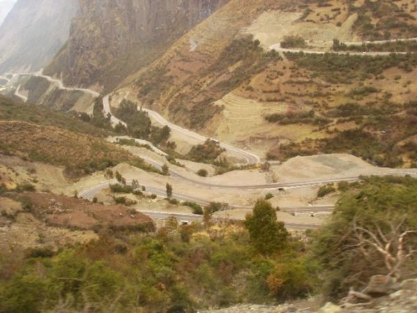 La route vers Quillabamba