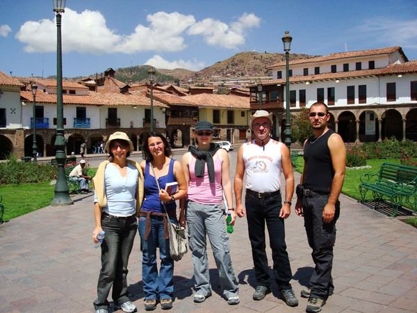 Famille Pelletier, Plaza de Armas, Cusco