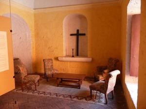 A l'intérieur du couvent Santa Catalina