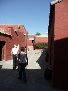 A l'intérieur du couvent Santa Catalina