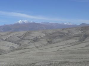 Nevado sur la route vers Puno