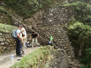 En ascension, Wayna Picchu