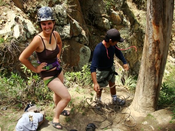 Notre canyoning!... d'abord le sourire!