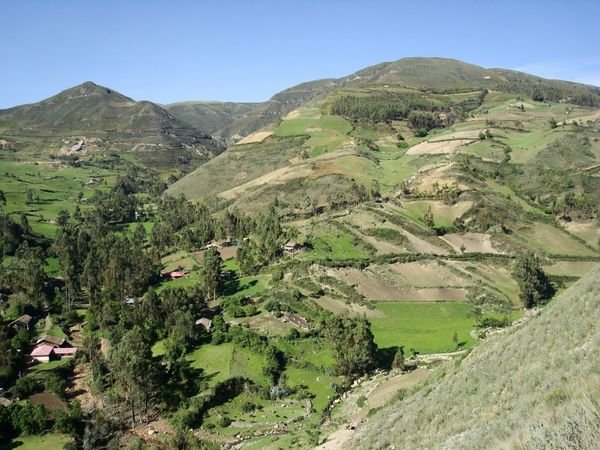 Paysage sur la route "Cajamarca-Celendin"