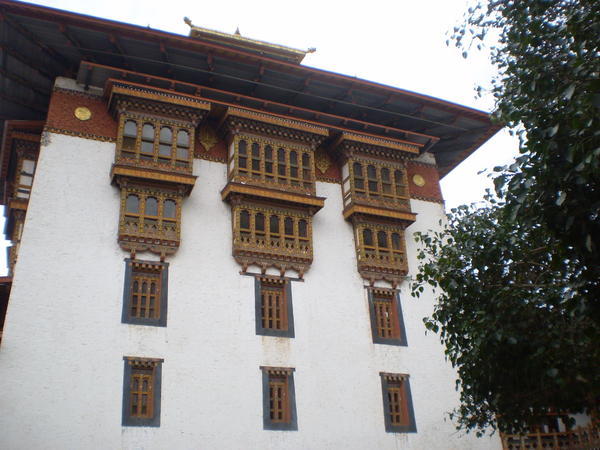 One of the Walls in the Punakha Dzong