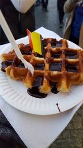 Waffles from Christmas Market, Brugge