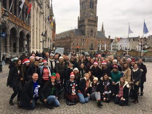 Topdeck tour group, Brugge