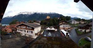Swiss Alps, Switzerland - view from my room
