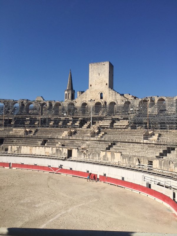 Arles inside the Colosseum