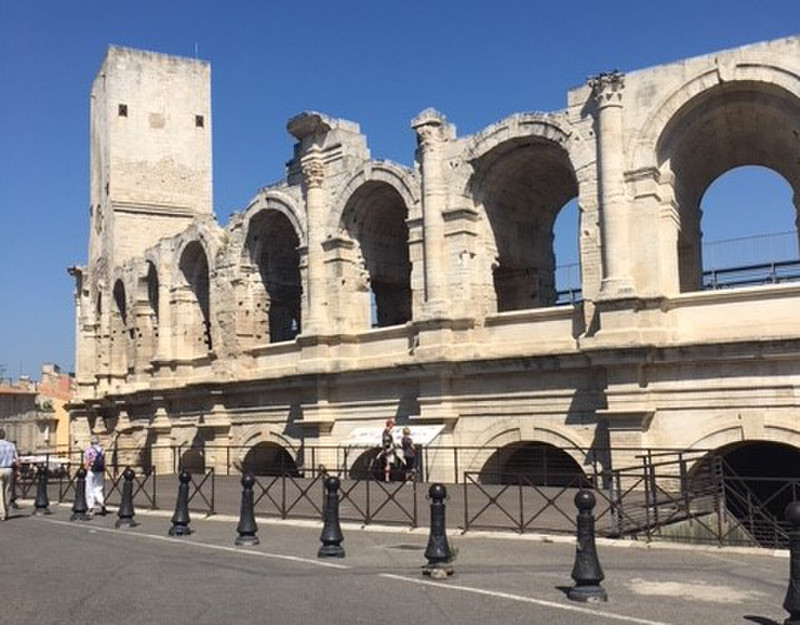 Arles outside the Colosseum