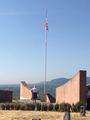 Memorial on top of Mount Sigolsheim with the Colmar pocket in the distance