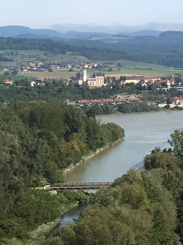 View of the Danube from the Abbey