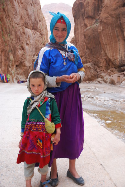 Berber Woman in Tudra Gorge