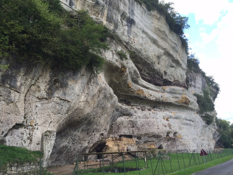 Prehistoric caves.  
