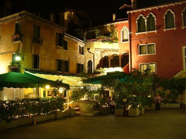 Restaurant in Venice where we had dinner