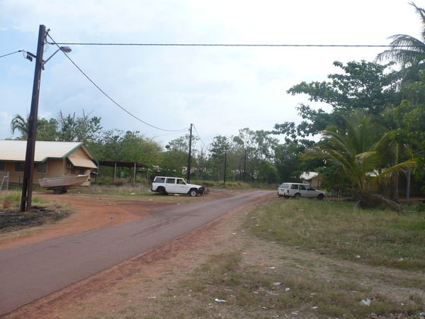 the main street of Milingimbi...