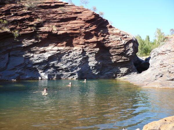 Hamsley Gorge and it's fantastic cristal clear pool