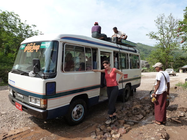 Our bus from Meiktila to Kalaw
