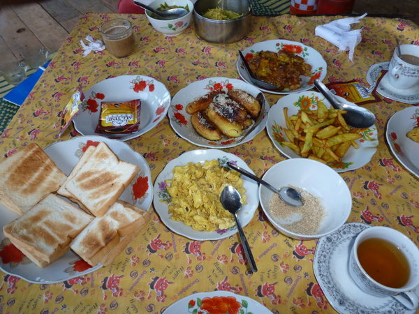 Breakfast at the monastery
