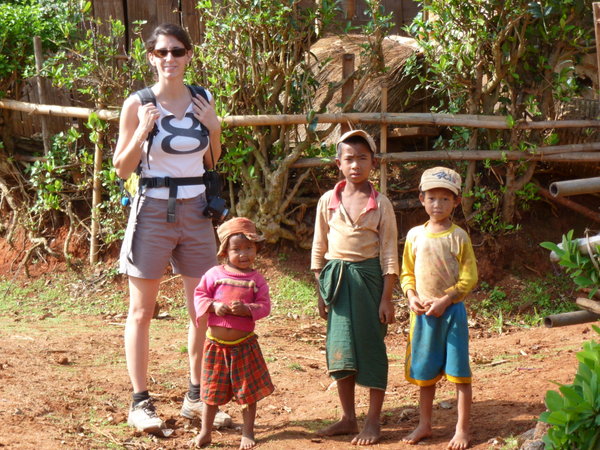 Ani and some Myanmar Kids