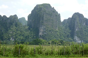 Vang Vieng's landscape