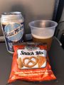 Dinner on the Plane