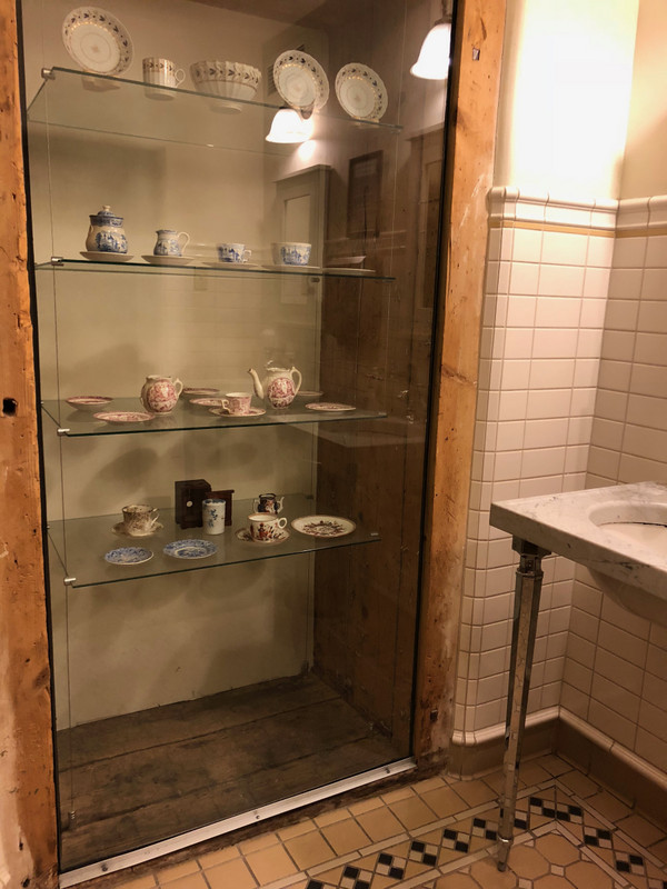 China Display in the Ladies Room