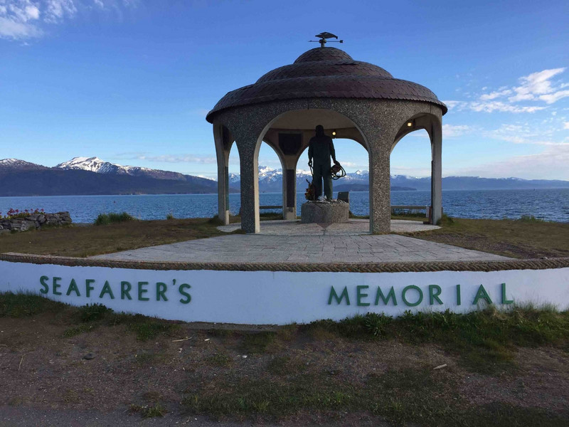 Seafarer Memorial on Homer Spit.